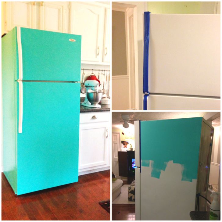 2168f5585eb818b5e798412c93 12 astuces pour transformer un simple réfrigérateur en une décoration de cuisine originale