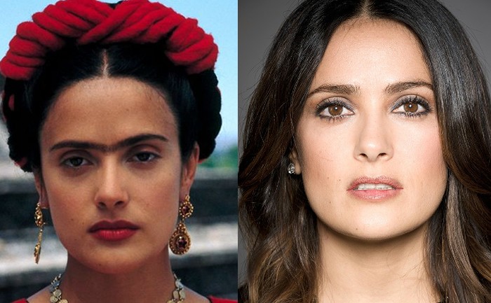 Salma Hayek Frida Kahlo Ces actrices ne ressemblent absolument pas à leurs personnages dans les films et les séries