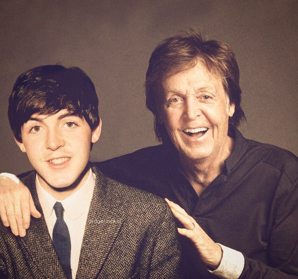 PaulMcCartney Cet artiste photoshope des célébrités avec leur version plus jeune