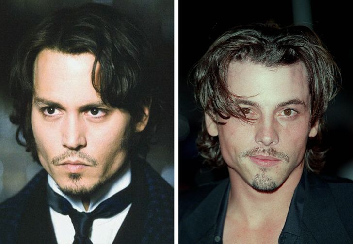 Johnny Depp et Skeet Ulrich 15 paires de célébrités qui se ressemblent à tel point qu'elles auraient pu être des frères et sœurs