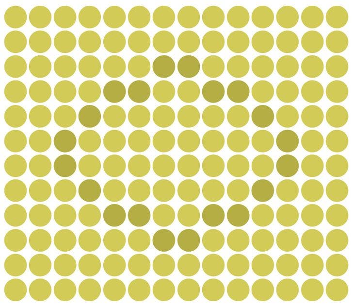 ovale Seule 1 personne sur 10 réussit à voir le carré caché parmi les ronds. En êtes-vous capables ?