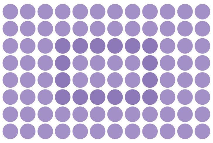 rectangle Seule 1 personne sur 10 réussit à voir le carré caché parmi les ronds. En êtes-vous capables ?