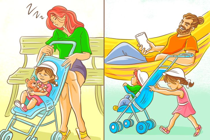 28149a51fd8291ab04cc6b7c71 19 illustrations hilarantes qui montrent à quoi ressemble vraiment le quotidien des parents !