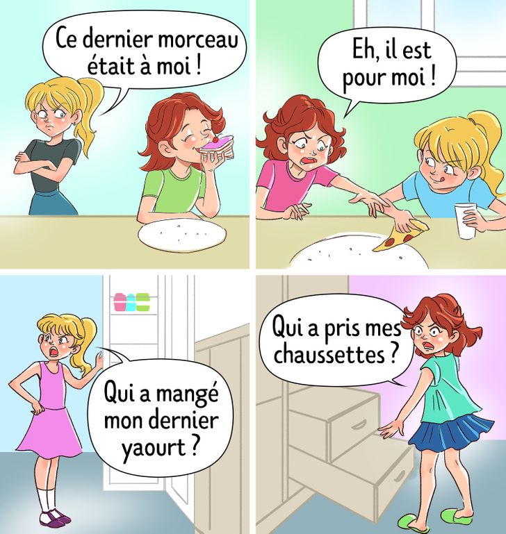 les liens bizarres qui unissent les soeurs7 12 illustrations hystériques qui montrent les liens bizarres qui unissent les sœurs