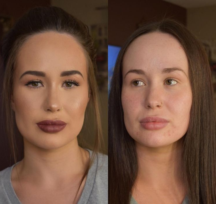 maquillage17 Ces femmes montrent comment le maquillage métamorphose leur visage