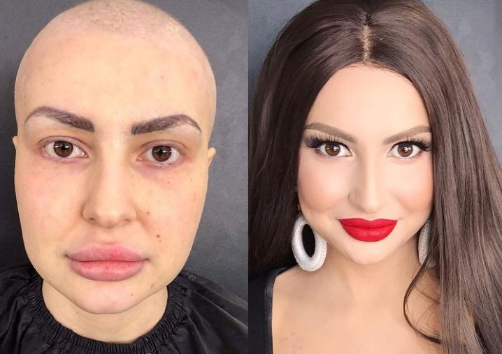 maquillage9 Ces femmes montrent comment le maquillage métamorphose leur visage
