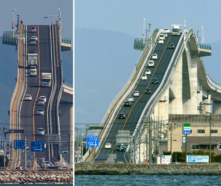 un pont au Japon Non, ce n'est pas ce que vous croyez ! C'est un pont au Japon…