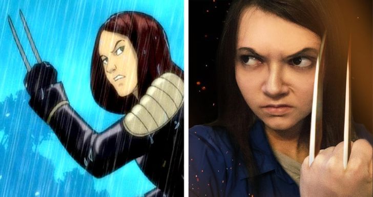 Laura Kinney de X Men Evolution Une jeune fille russe incarne des personnages très célèbres