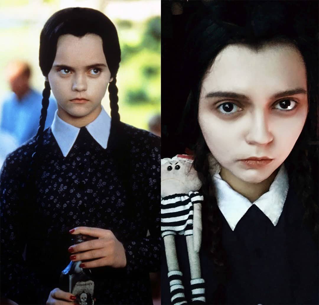 Wednesday de La Famille Addams Une jeune fille russe incarne des personnages très célèbres