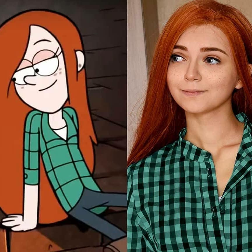 Wendy de Gravity Falls Une jeune fille russe incarne des personnages très célèbres