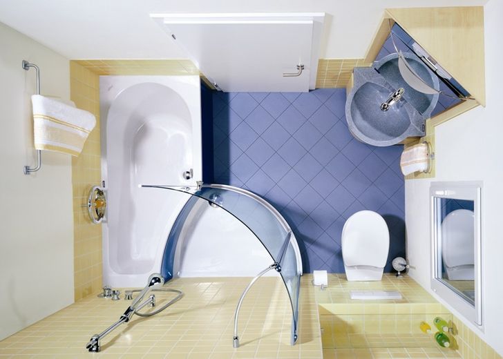 11 idees brillantes pour les salles de bains etroites 2 11 idées brillantes pour les salles de bains étroites