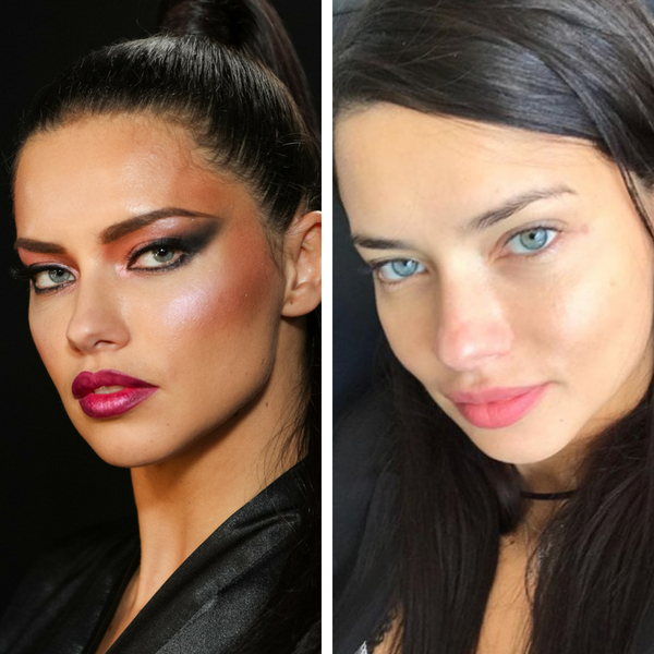Adriana Lima Comment les 12 top modèles les plus célèbres se montrent sans maquillage ?