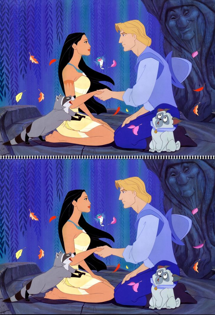 Evaluez vos competences visuelles et reperez les differences presentes dans ces 20 scenes de films Disney 30 Évaluez vos compétences visuelles et repérez les différences présentes dans ces scènes de films Disney