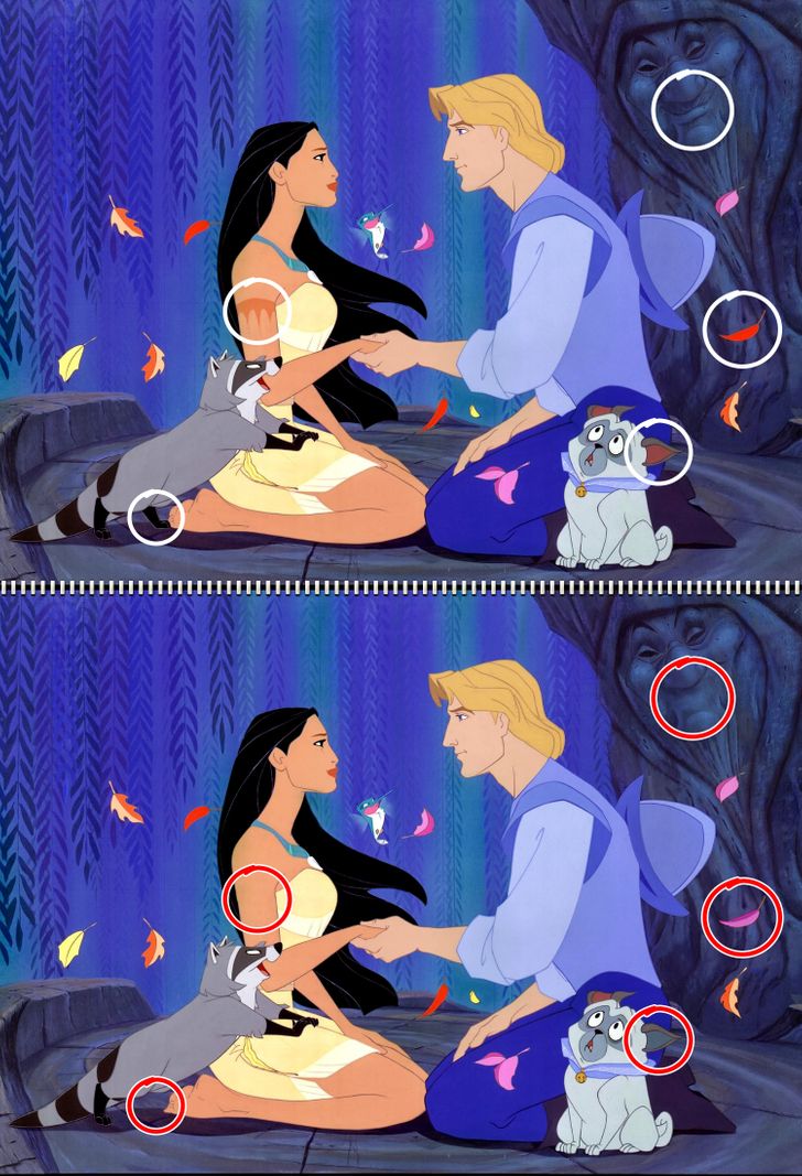 Evaluez vos competences visuelles et reperez les differences presentes dans ces 20 scenes de films Disney 31 Évaluez vos compétences visuelles et repérez les différences présentes dans ces scènes de films Disney