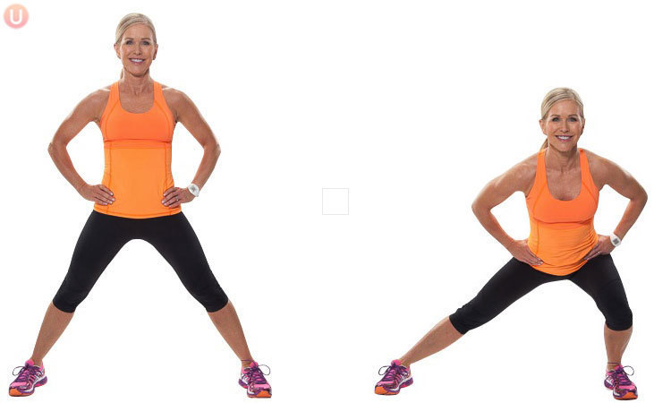La fente laterale 4 exercices pour vous aider à vous débarrasser de la cellulite en 2 semaines