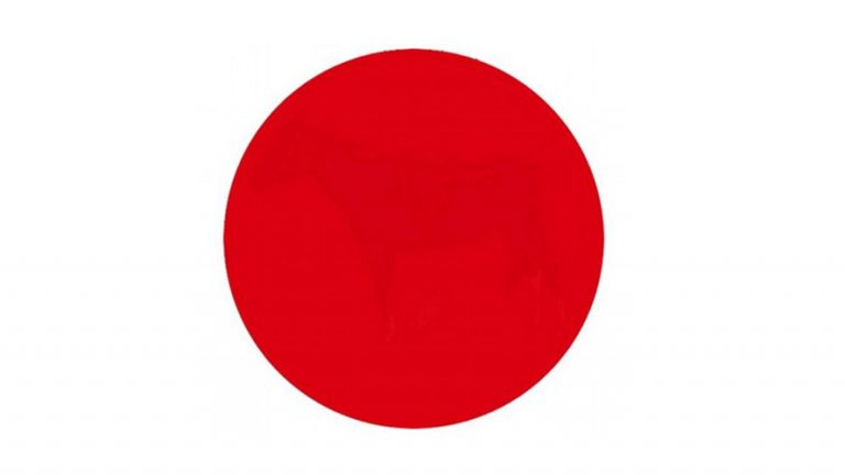 Pouvez vous voir la silhouette cachee dans ce rond rouge