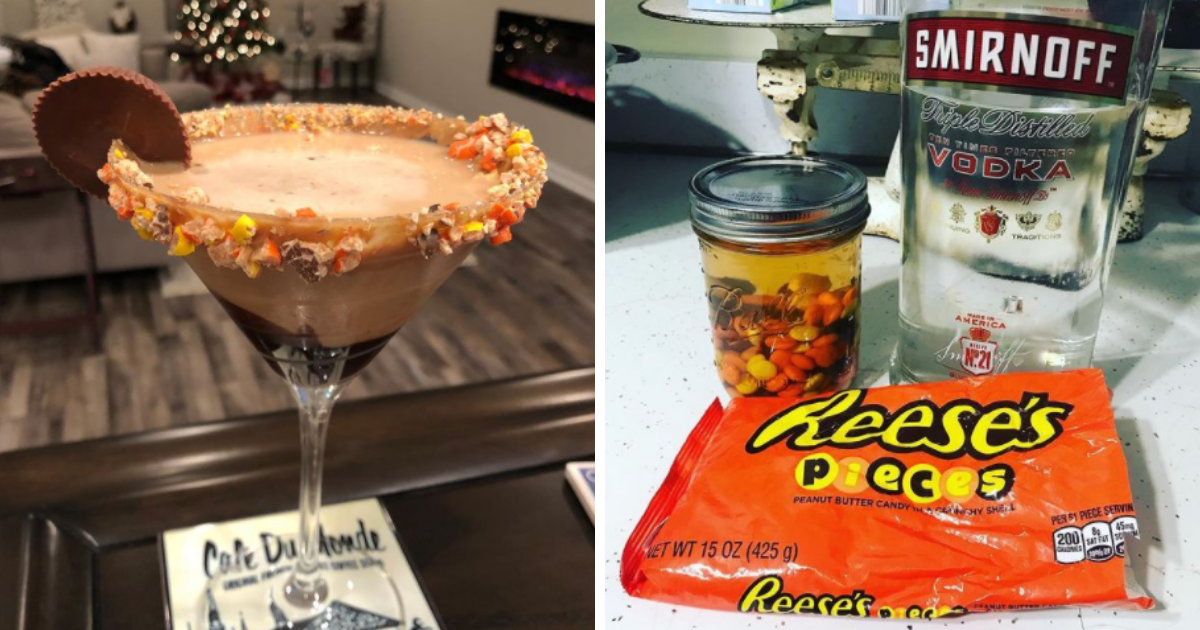cocktail Drunken Peanut Butter Cup 10 idées originales pour fêter Halloween 2021 à la maison en toute sécurité