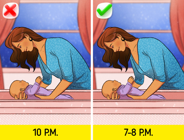 Ne laissez pas votre bébé se coucher tard