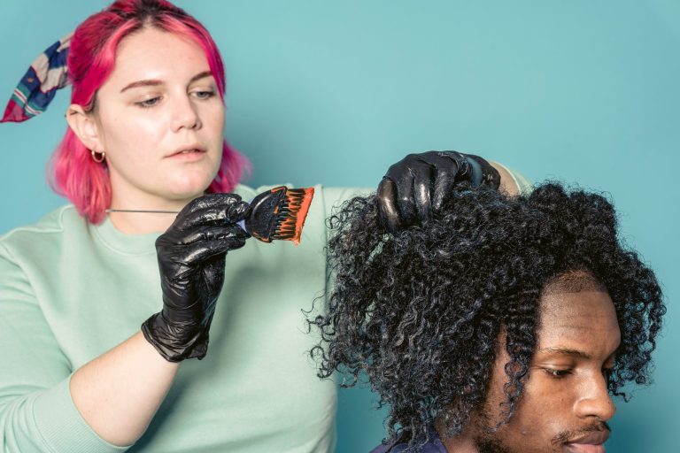 coloration des cheveux