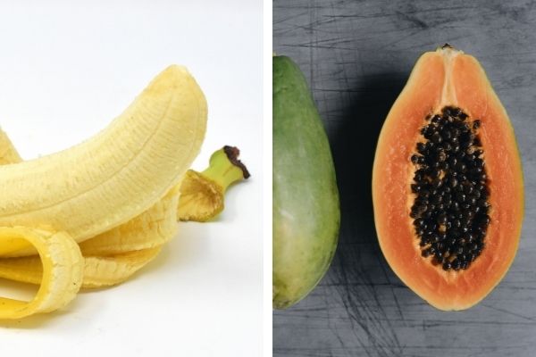 The banana and papaya mask to smooth your hair