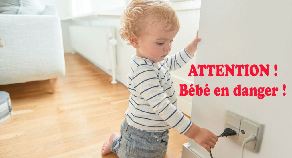 10 Objets ordinaires dans votre maison susceptibles de blesser votre bébé bébé en danger