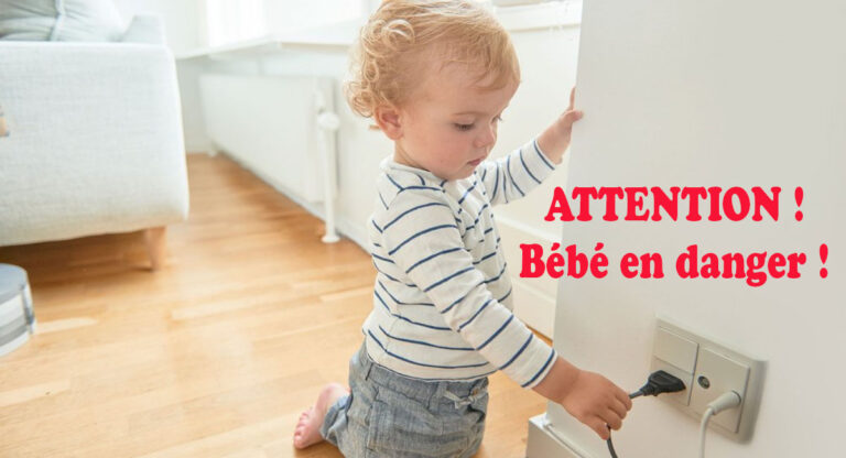 bébé en danger