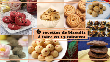 recettes de biscuits à faire en moins de 15 minutes