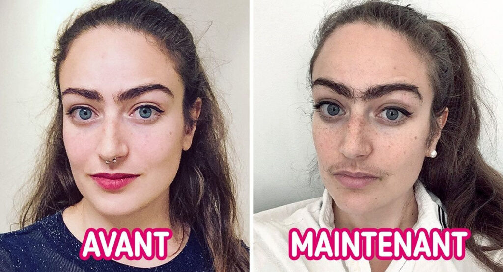 Cette jeune femme a cessé de s’épiler le visage et 1 an plus tard, elle raconte comment cette décision a bouleversé sa vie00 histoire de jeune femme eldina