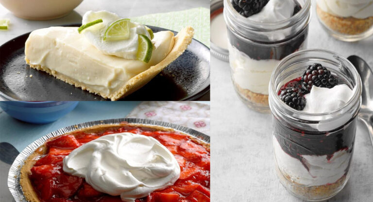 Desserts d'été sans cuisson