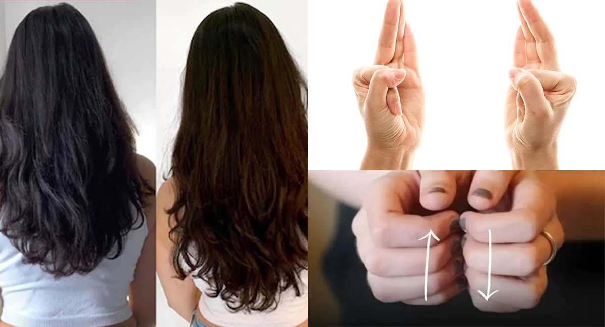 La longueur de tes cheveux n’a pas changé depuis 1 an ? Essaye ces 5 mudras des mains pour faire pousser tes cheveux