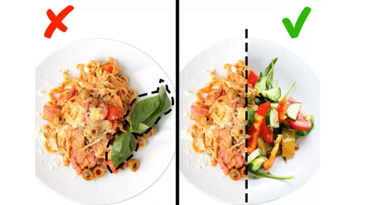 Remplissez la moitié de votre assiette de légumes