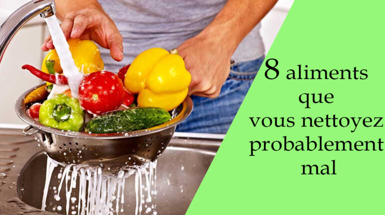8 aliments que vous nettoyez probablement mal achetez aliments bactéries boisson boissons camions canette canettes chou chou rouge cuire cuisiner cuisson cuits d'eau danger dans un verre déchets du chou blanc emballages facilement feuilles froide fruits grains gravillons huîtres journées l'eau l'occasion lait laitiers laitue légumes mal manipulé moules Nettoyez passoire poisson processus produits Rincez riz saleté savoureuse soigneusement surgelés torchon touchent
