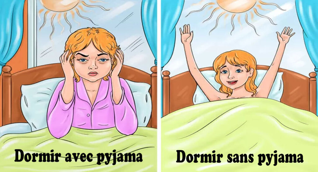 5 choses qui pourraient arriver si vous commencez à dormir sans porter de pyjama