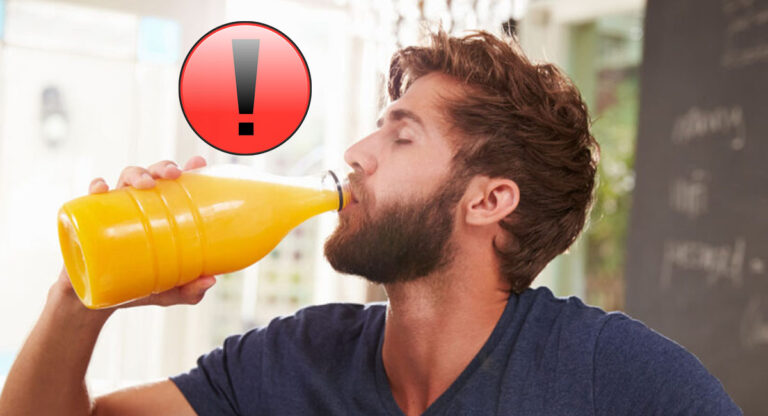 le jus d'orange le matin