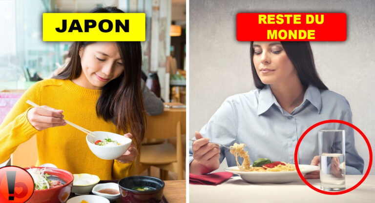 japon boire l'eau pendant les repas