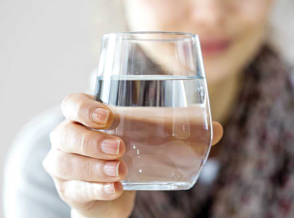 Buvez de l'eau 30 minutes avant votre repas