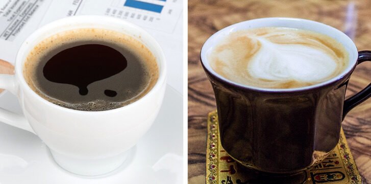 La forme et la couleur de la tasse peuvent affecter le goût du café