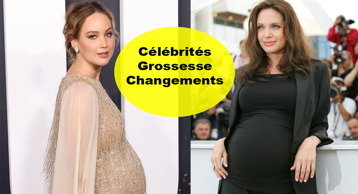 Grossesse 10 photos qui montrent comment les celebrites ont change lorsquelles etaient enceintes110 Accueil Etre heureux