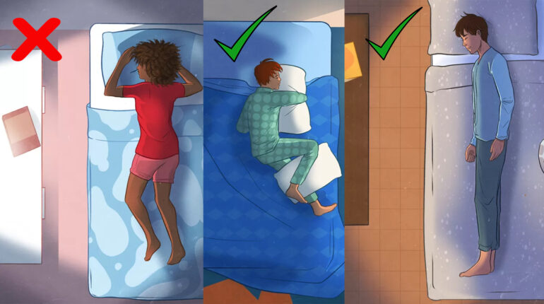 5 meilleures positions pour dormir pour une bonne nuit de sommeil inhabituelle plis gênants poils polypes pompes Pose de l'arc position initiale posture de colonne vertébrale pratiques problème au foie problèmes au foie problèmes de dos problèmes de santé qui sont les meilleurs raffermir la peau de votre cou e Réduire ou arrêter de fumer regime alimentaire regime de star relation toxique relax répétitions Rêver trop et agir peu risque routine nocturne terminée S'étirer et se détendre santé santé famille santé femme santé France santé mentale santé nutrition santé relax santé relaxe santé sécurité secondes seins séries sexisme sommeil soulager la douleur soulager le mal de dos soutien-gorge stabilité Superman symétriques symptôme Tête tonifier un oreiller sous les genoux verrues de la peau vie peu sain vos épaules vos jambes votre état de santé votre relation