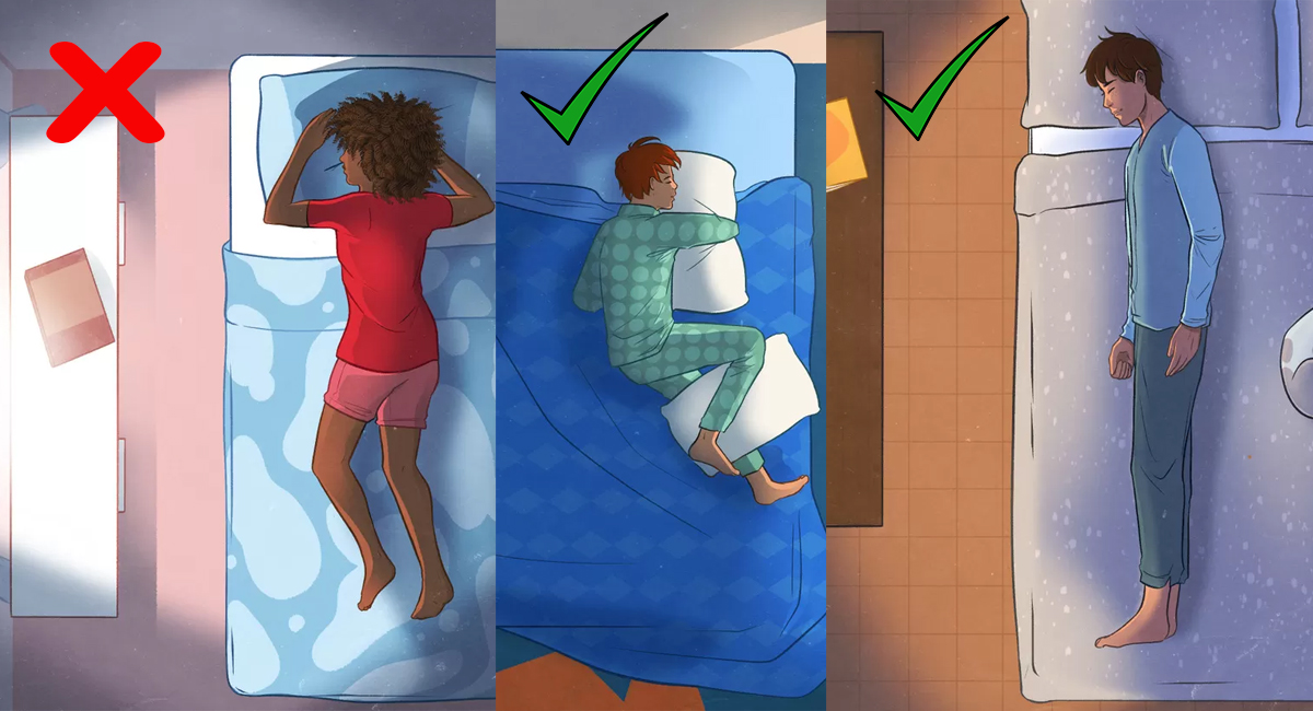 La position dans laquelle vous dormez joue un rôle important dans la qualité de votre sommeil