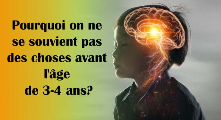 de quand date votre premier souvenir